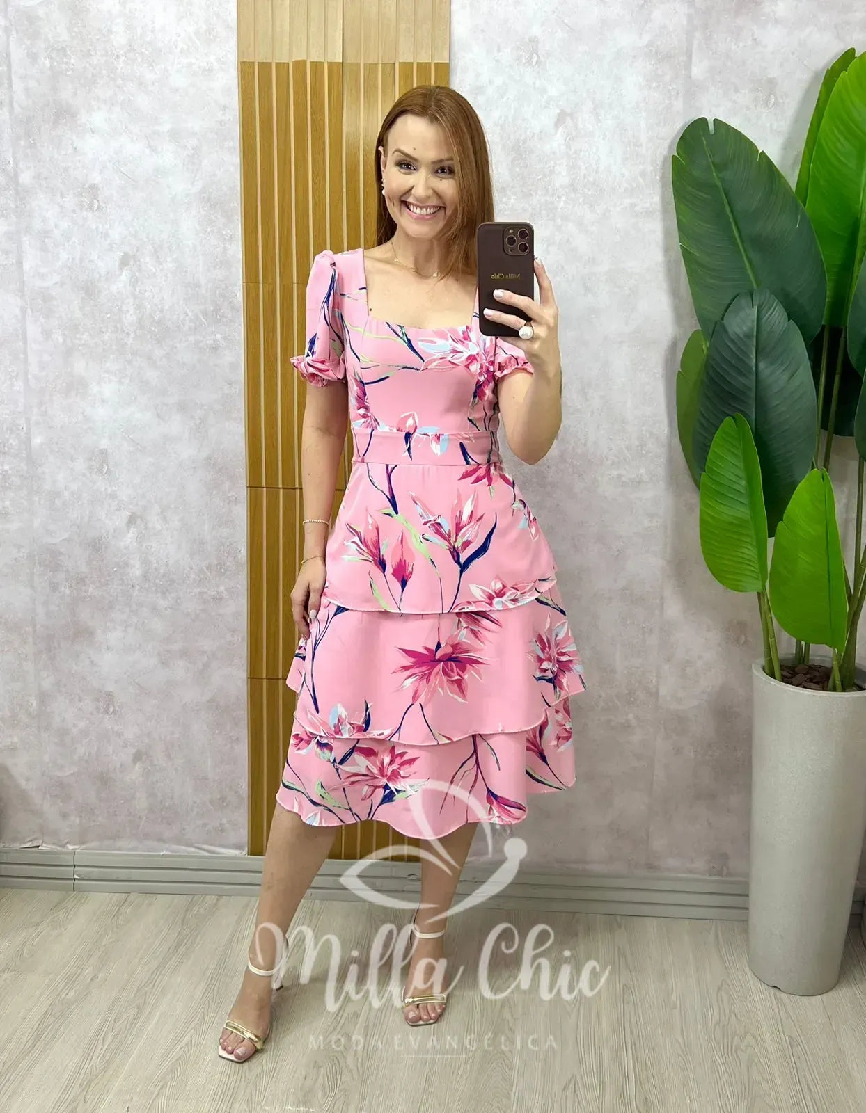 Vestido Betina Em Camadas