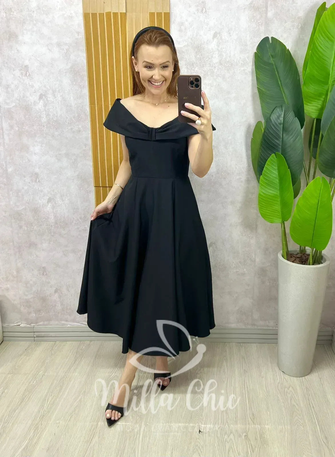 Vestido Heloísa – Preto