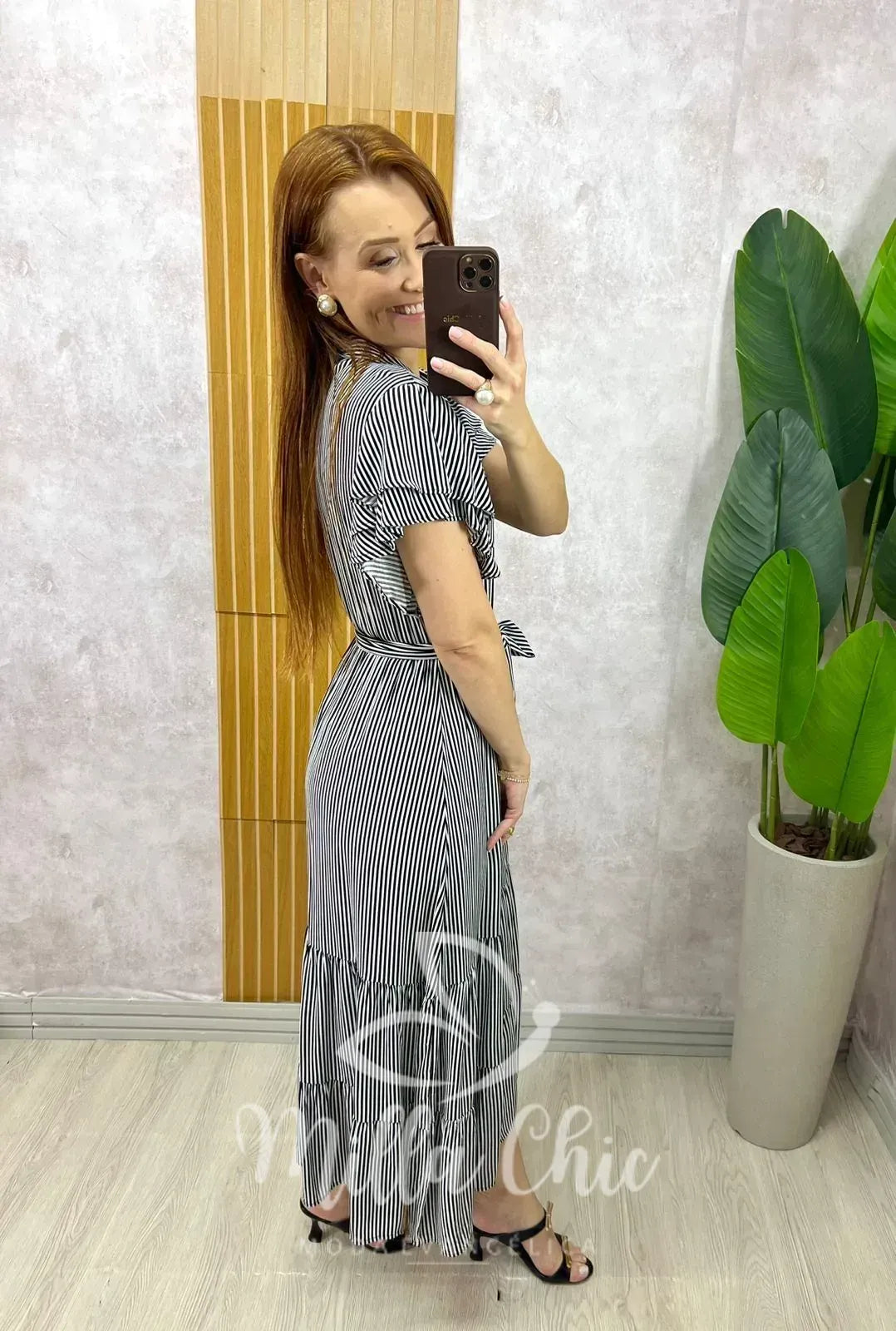 Vestido Belinda Em Viscolinho – P&B