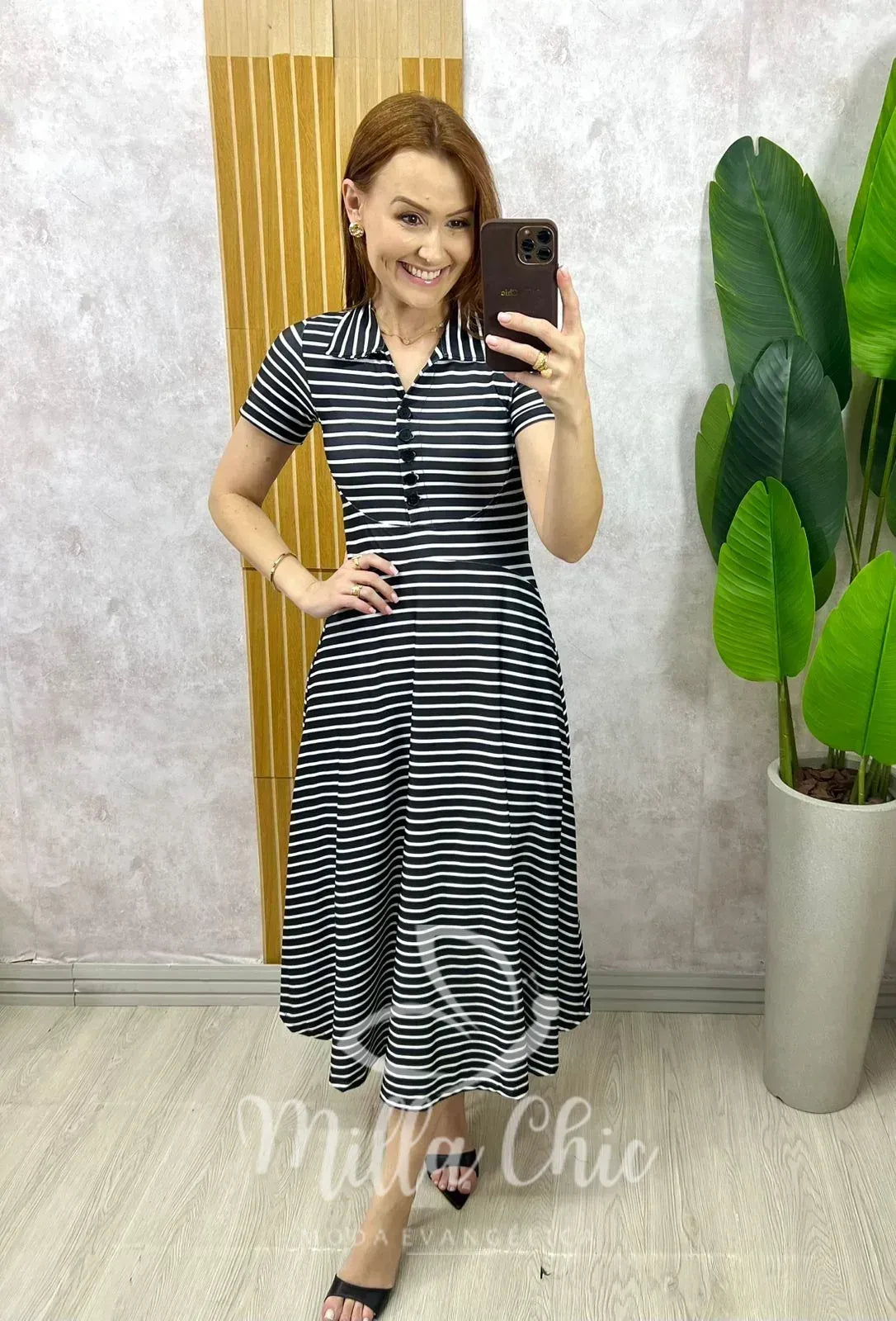 Vestido Valença – P&B