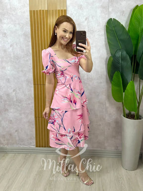 Vestido Betina Em Camadas