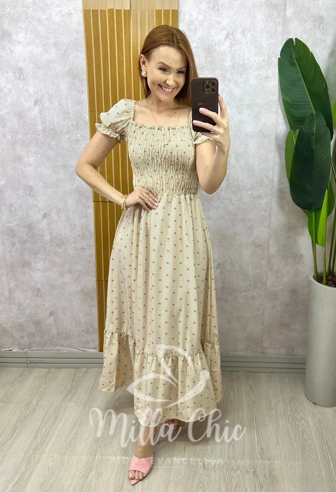 Vestido Mônica – Bege