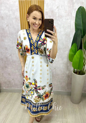 Vestido Sartori Midi – Branco