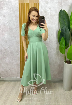 Vestido Fabíola – Verde