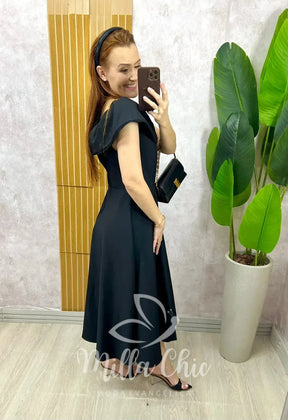 Vestido Heloísa – Preto