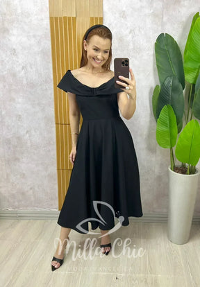 Vestido Heloísa – Preto