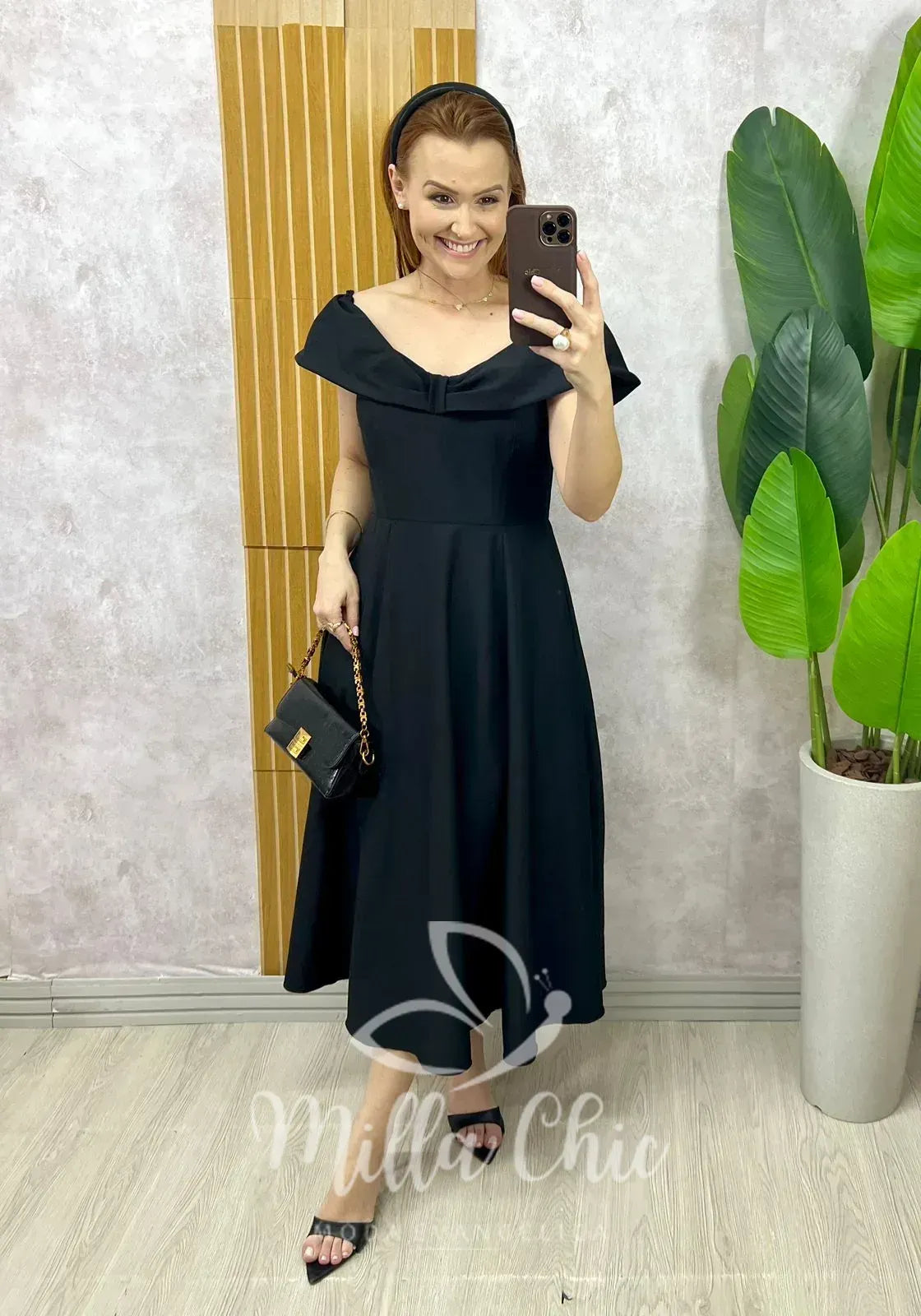 Vestido Heloísa – Preto