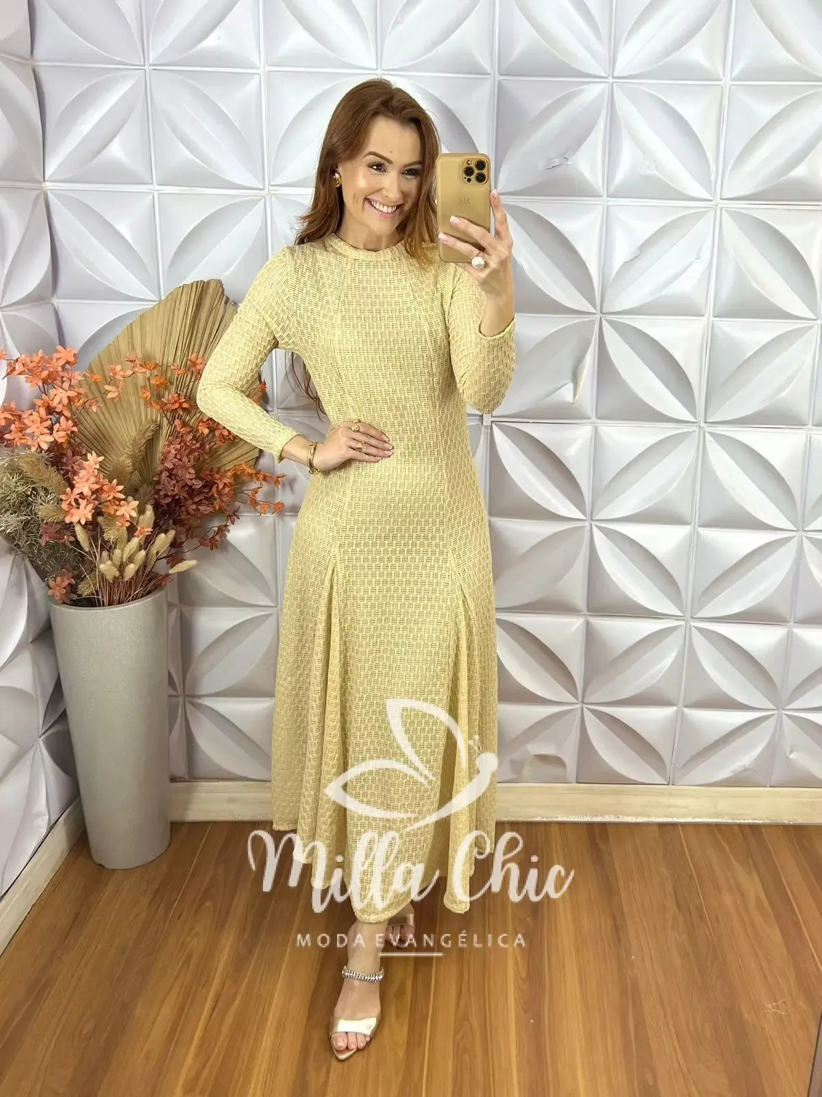 Vestido Julieta Em Renda Crochet – Nude